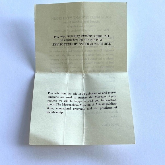 MMA adapted from a Scent Flacon Faberge Necklace Egg Shaped Pendant - Picture 5 of 12